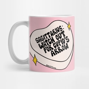 Sagittarius Conversation Heart Mug